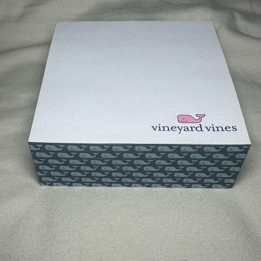Vineyard Vines Sticky Note Post Its Pink Whale Logo